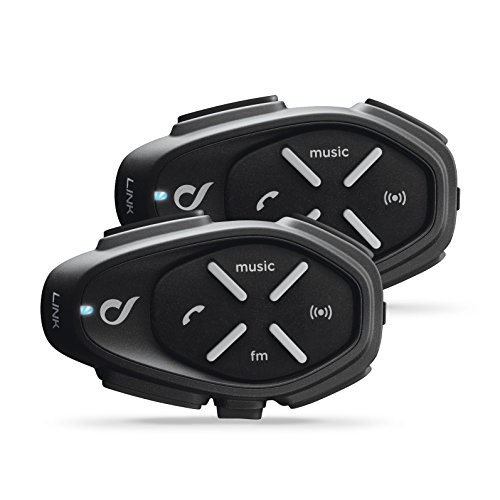 Interphone INTERPHOLINKTP Interfono bluetooth para motocicleta, negro