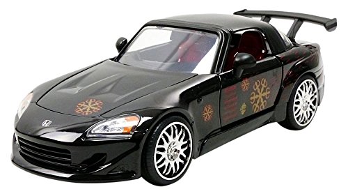 Jada Toys – S2000 Fast and Furious Honda, 99541bk, Negro, en Miniatura (Escala 1/24