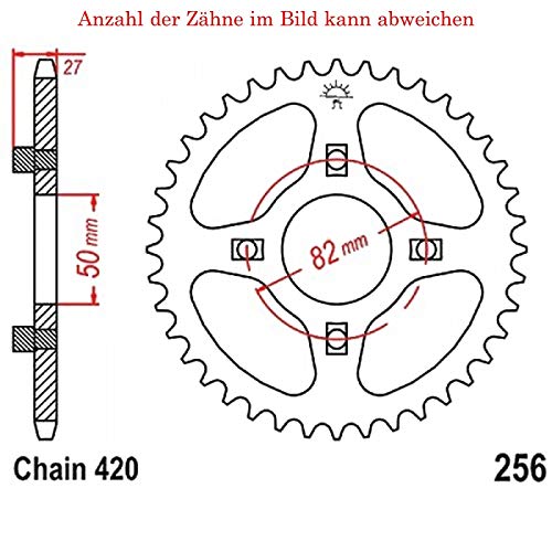 Jt-Sprockets - Piñón con 31 dientes para ST 50 G Dax 1970-1977