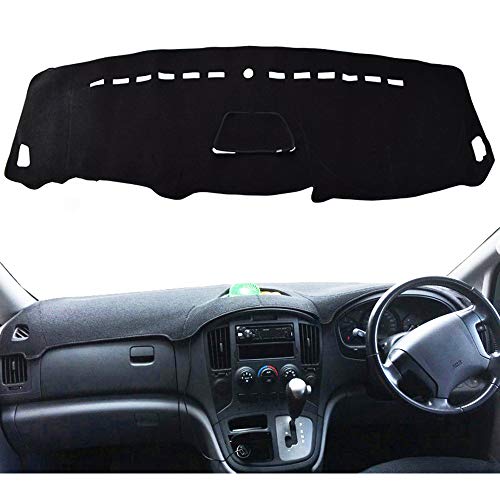 KDLLK Palanca de Cambios del Coche,para Hyundai H1 H-1 Travel Cargo Grand Starex Royale iLoad iMax H300 i800 2008-2019 Cubierta del salpicadero Dashmat Cubierta del salpicadero