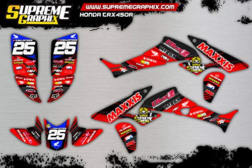 Kit Adhesivos Mate Honda TRX 450 R ADESIVI Sticker KLEBER AUFKLEBER