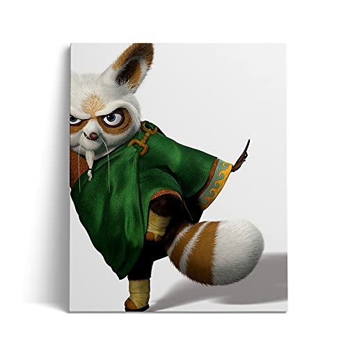 Kit de pintura de diamante 5D Kung Fu Panda: Master Raccoon, movie poster Arte de bordado de diamantes Manualidades de bricolaje para la decoración del hogar 30X40CM