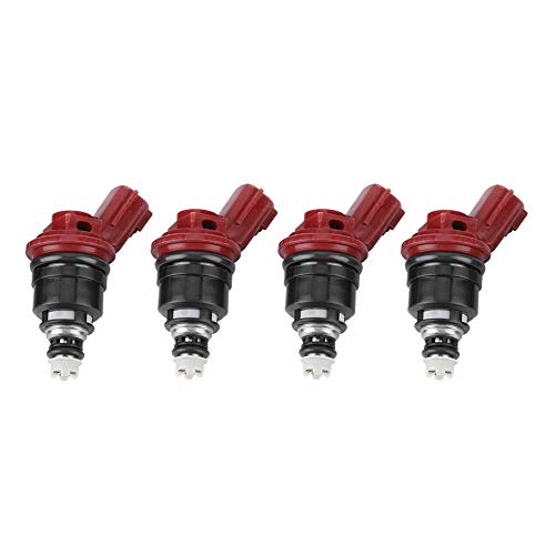 KSTE 4pcs del inyector de Combustible de la Boquilla 16600-rr544 Compatible with Nismo N-is-San Silvia 200sx S13 S14 S15 SR20DET RR544