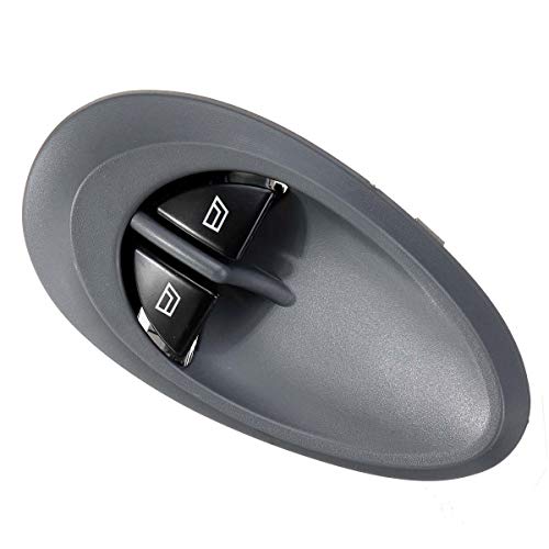 KUANGQIANWEI Botonera elevalunas Coche del reemplazo del Interruptor eléctrico regulador de la Ventana de la devanadera del Doble del botón en Forma for IVECO Daily 2000-2006 500321134 93952636