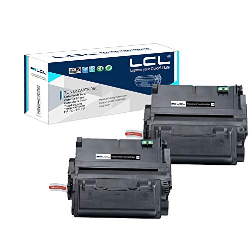 LCL Cartuchos de Tóner Compatible 42X Q5942X Q1331X High Yield (2Negro) Reemplazo para HP Laserjet 4250 4250n 4250tn 4250dtn 4250dtnsl 4350 4350n 4350tn 4350dtn 4350dtnsl 20000 Páginas