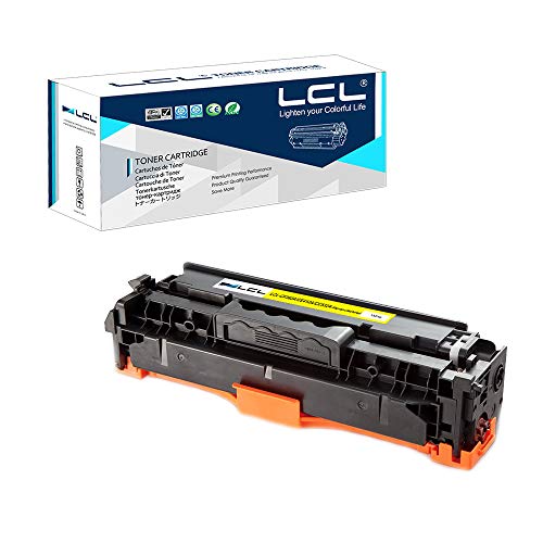 LCL Remanufacturado Cartucho de Tóner 312A CF382A (1 Amarillo) Reemplazo para HP Color Laserjet Pro M476dn MFP M476dw MFP M476nw MFP