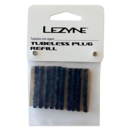 Lezyne Ersatzgummi für Tubeless Kit 10 Stück Schwarz, 1-PK-PTBLS-V104-10 Material de reparación, Unisex Adulto, Negro, Medium