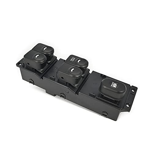 Lin min Firm Ajuste para Hyundai Accent Solaris 2011-2017 Interruptor de Vidrio de elevación de Cristal Interruptor de Control eléctrico 93570-1R101 (Color : Black)