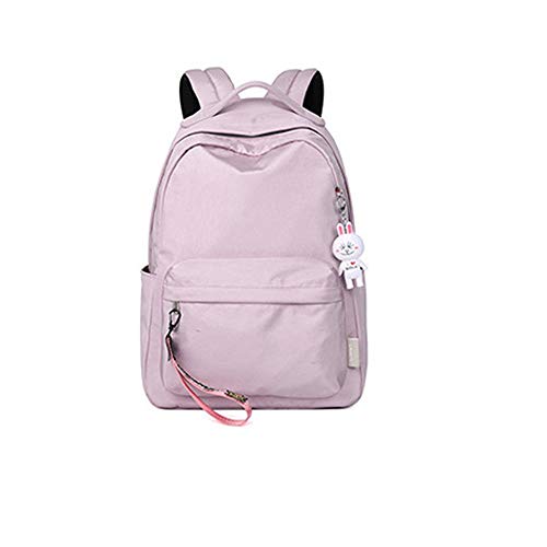 LIUX Escuela Primaria Mochila Chica 3-4-6 Tres Cuatro 5 5 Sexto Grado Niñas Estudiantes de Secundaria Secundaria Moda Femenina Color Romántico Capacidad Diversa Gran Bolsa de Hombro Campus