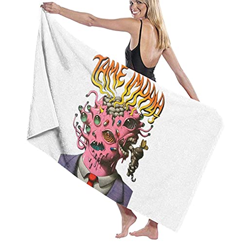 Lsjuee Toalla de baño de 80X130CM, Toallas de baño Tame Impala Toallas de baño de Playa súper absorbentes para Toallas de Playa de Gimnasio