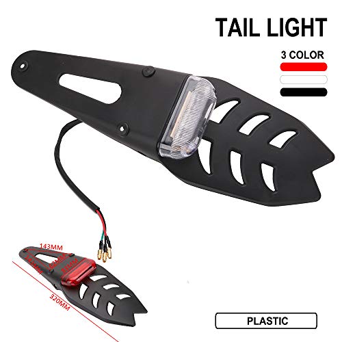 Luz trasera de freno LED transparente para Yamaha WR450F WR250F Honda XR250 XR400 XR650 CRF250X CRF450X CRF Dirt Pit Bike Motocross Moto F