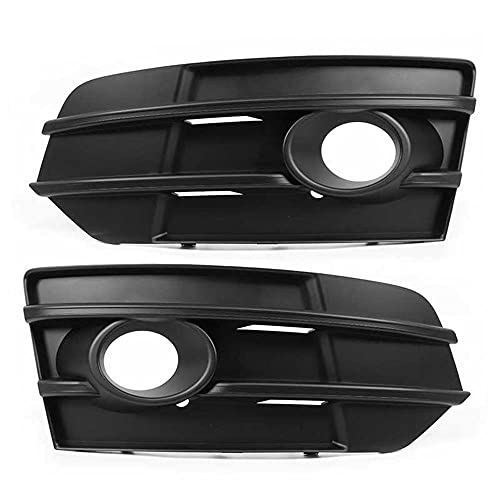 MADAENMF Lámpara de luz de Niebla Barbacoa, 1 par de la Cubierta Frontal del Coche Marco de Ajuste Off-Road Versión 8R0807681G / 8R0807682G Ajuste para Audi Q5 2009-2017