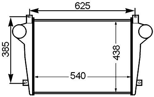 Mahle CI 352 000P Refrigerador de Aire de Carga