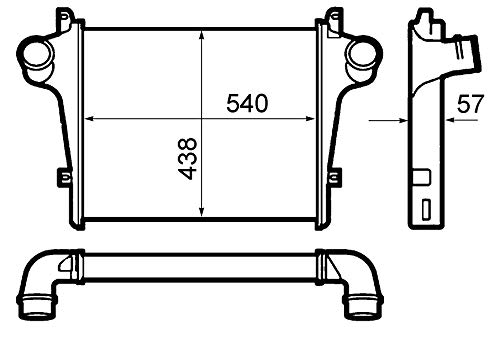 Mahle CI 397 000P Refrigerador de Aire de Carga