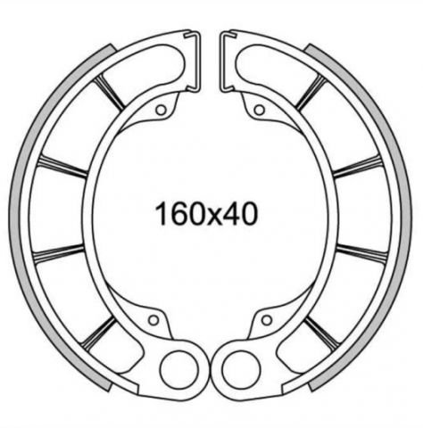  – Mordazas de freno trasera Tipo GF.1214 para Honda CB 500, CB 650, CBX 650, CX 500 650, GL 500 650, NV 400 600, VF 700 750, VLX 600 Shadow, VT 600 C/Shadow, VT 750 Shadow