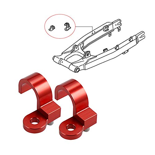 Motocicleta molduras Guía de Freno de la Motocicleta Cable Abrazadera de la Manguera Línea Clip en Forma for Honda XR 650L 250L 600R 400R 250R VTR 1000F CR 80R 85R 80RB 85RB Piezas