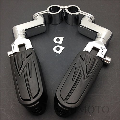 Motocicleta Offset 1 "llama Foot Pegs abrazaderas para Suzuki VS1400 vz1500 Intruder M800 C800