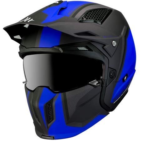 MT HELMETS STREETFIGHTER SV TWIN C7 MATT BLUE L