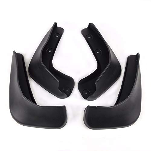 Mud Flaps 4pcs Black Mud Flaps Splash Guards Mudguard ABS Plastic Mudflaps Fit para Honda Fit/Jazz 2008 2010 2011 2012 2012 Coche Piezas