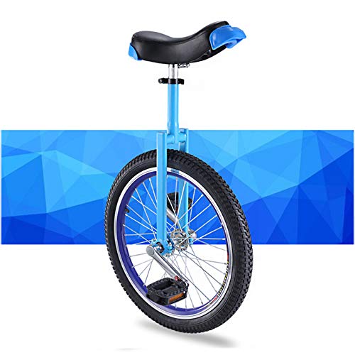 MXSXN Monociclo Niña/Niño/Adulto/Mujer Entrenador Monociclo, Rueda de 16"/ 18" / 20" Monociclo Balance Bike Bicicleta de Entrenamiento para Mayores de 9 Años,18in