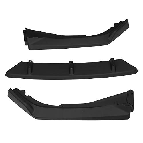 MZQ-DM Spoiler De Parachoques, 3Pcs Mat De Estera Negra Divisor Delantero Difusor De Labios Difusor De Protección Kits De Cuerpo Trim para Honda para ACORTE 2018-2019