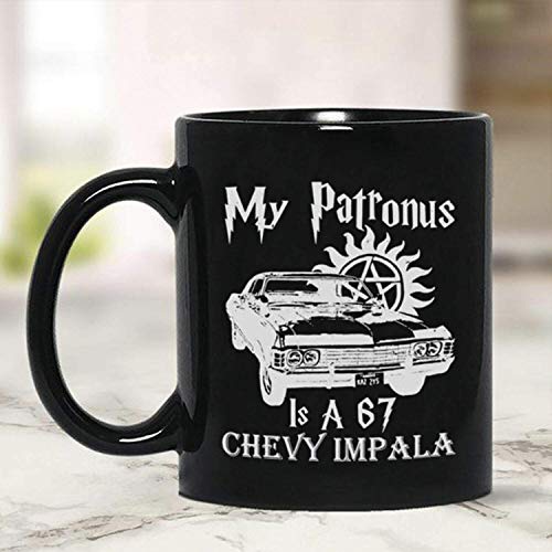 N\A Supernatural my Patronus is a 67 Chevy Impala Taza cerámica Negra