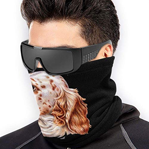 Neck Warmer English Setter Dog Bandana Impreso Headwear Unique Cuello Polaina Dust Sports Pretty Motociclismo Viento Aire Libre Multifuncional Protección Solar Seamless Head Wrap A