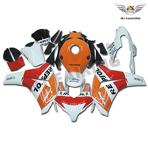 NT FAIRING carenado Kit para Honda 2008 2009 2010 2011 CBR1000RR CBR 1000 RR naranja Repsol ABS Plástico Moldeo por inyección Conjunto de carrocería de motocicleta 08 09 10 11