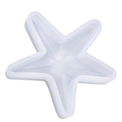 oshhni Herramienta para Hornear Molde de Silicona Star Sea Shell Mold - Estrella de mar 85x85x20mm