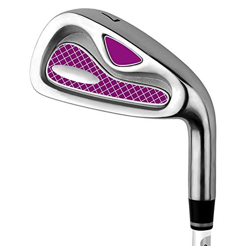 Palos de golf Hombres y mujeres Práctica de golf Palos de golf Mano derecha Estable Golf Putter 7 Hierro Polo para ejercicios para hombres Golf Cómodo agarre de goma para interiores y exteriores