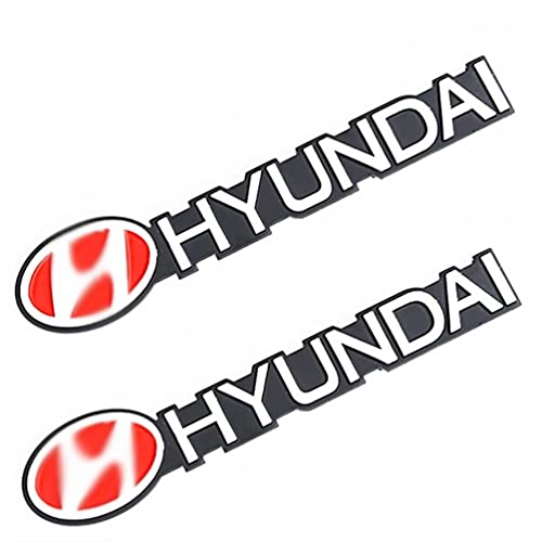 Para Hyundai I30 I40 IX35 Elantra Accent Santa Genesis Tiburon Sonata Las Pegatinas Del Logotipo Del Emblema De La Rejilla Delantera, Placa De IdentificacióN Del Coche, Accesorios Para El Coche,1 Uds.