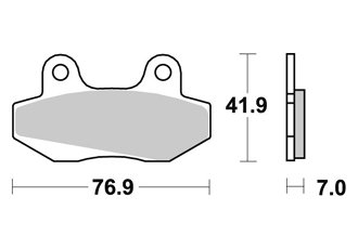 PASTILLAS DE FRENO DELANTERO AP RACING HONDA NS F 50 1990