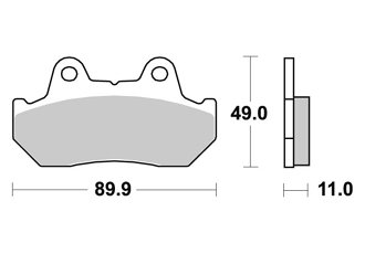 PASTILLAS DE FRENO DELANTERO AP RACING HONDA VF F2 1000 1985-1986