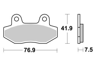 PASTILLAS DE FRENO DELANTERO AP RACING HYO-SUNG GT R COMET 125 2010-2017