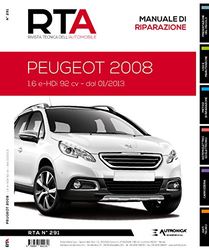 Peugeot 2008. 1.6 e-HDi 92 CV. Dal 01/2013 (Rivista tecnica dell'automobile)