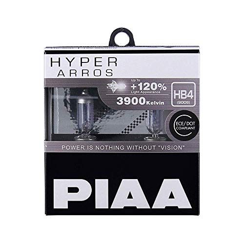 PIAA Hyper Arros HB4 Coche Bombillas +120% (Pack Doble) HE910