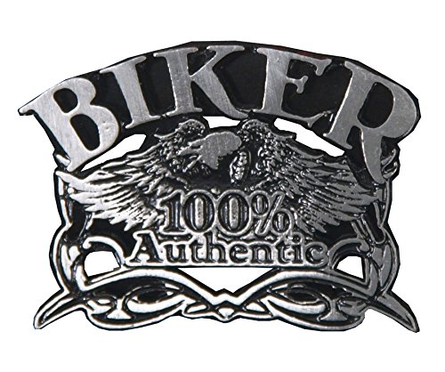 Pin insignia Aguila "100 % authentic" mythic biker