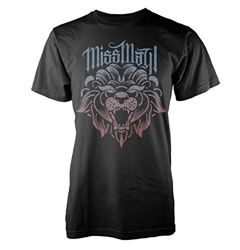 Plastic Head Miss May I Fade Lion, Camiseta para Hombre, Negro (Black), Small