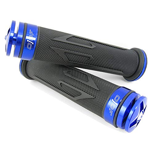 Puños compatibles con Honda CBF 500, CBF 600, CBF F F Hornet 600, CBF N600 (láser/azul)