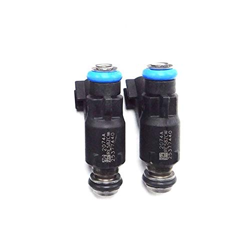 QIUXIANG Combustible del inyector del inyector del inyector de Combustible en Forma for Mitsubishi Junjie 1.8L L4 4G93 2000~2016 25377440 Durable (Color : 2PCS)