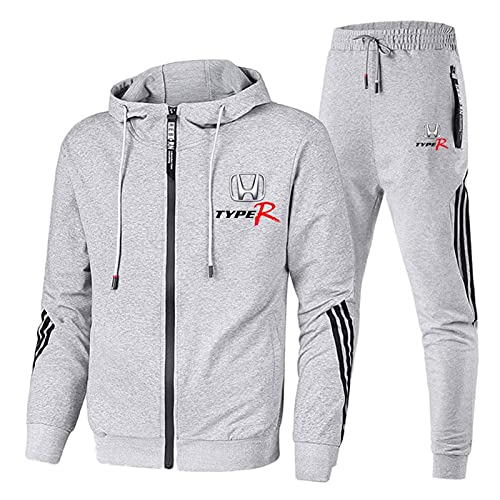 QIZIFAFA Traje De Jogging para Hombre, Honda Type-R, Pantalones De Chándal, Traje De Jogging, Traje Deportivo para Hombres Y Mujeres,D,X~Large