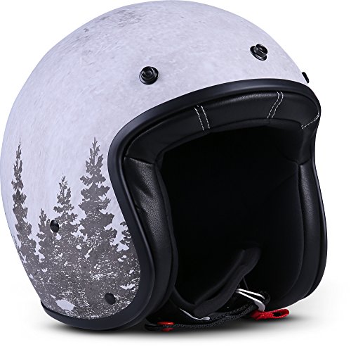 Rebel R9 Casco con Certificación ECE y DOT, XXL (63-64cm), Multicolor/Deer