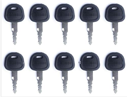 RONGSHU 10Keys Fit para Hyundai Equipo Pesado Clave de Encendido 21n4-10400k