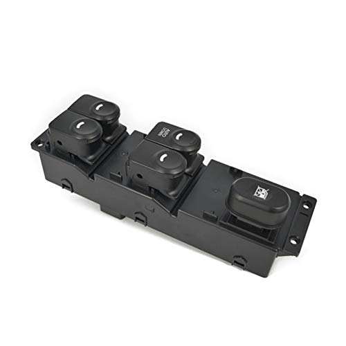 SHENG Ajuste para Hyundai Accent Solaris 2011-2017 Interruptor De Vidrio De Elevación De Cristal Interruptor De Control Eléctrico 93570-1R101 (Color : Black)