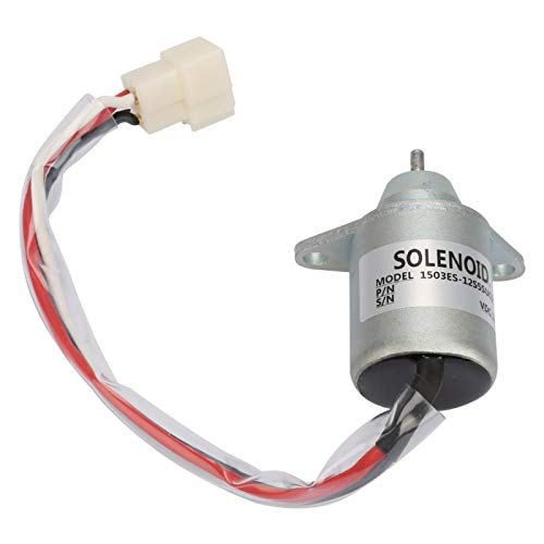 Solenoide de apagado de combustible, solenoide de apagado de buen rendimiento, excelente fabricación Reemplazo perfecto Estable trabajo para motor Motor de combustible diesel