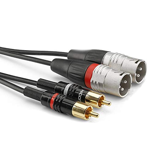 Sommer Cable Basic+ HBP-M2C2 / 2 x XLR 3 pines macho Hicon - 2 RCA / RCA Hicon (6 m)