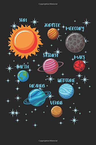 Sun Jupiter Mercury Saturn Mars Earth Neptune Uranus Venus: Weltraum Geschenk Für Astronomie Hobby  Raumfahrt Dina5 Kariert Notizbuch Tagebuch Planer Notizblock Kladde Journal Malheft Strazze