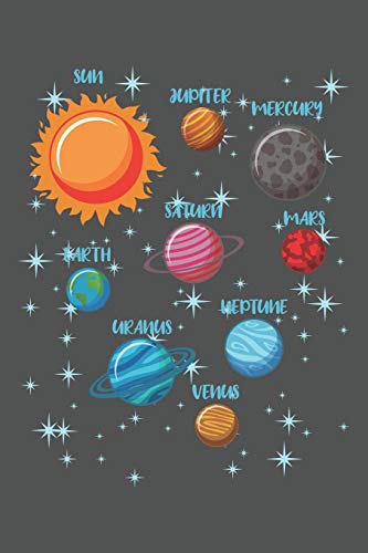 Sun Jupiter Mercury Saturn Mars Earth Neptune Uranus Venus: Weltraum Geschenk Für Astronomie Hobby  Raumfahrt Dina5 Liniert Notizbuch Tagebuch Planer Notizblock Kladde Journal Malheft Strazze