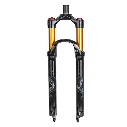 Suspensión de bicicletas Aire Tenedor for MTB 26 "/27.5" / 29" delantera Horquilla 120mm Stroke tubo recto de aleación de aluminio de bicicletas Amortiguador manual / a distancia del tubo de bloqueo N