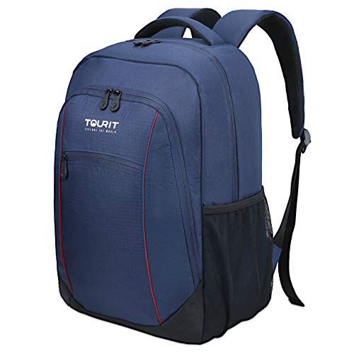 TOURIT Mochila Nevera Mochila Térmica Mochila Isotermica de Almuerzo Nevera Portatil para Alimentos Frutas Grande con Correa Ajustable Bolso para Picnics, Fiestas, Camping, Playa